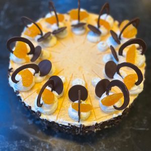 Mandarine - Mohn - Torte - glutenfrei