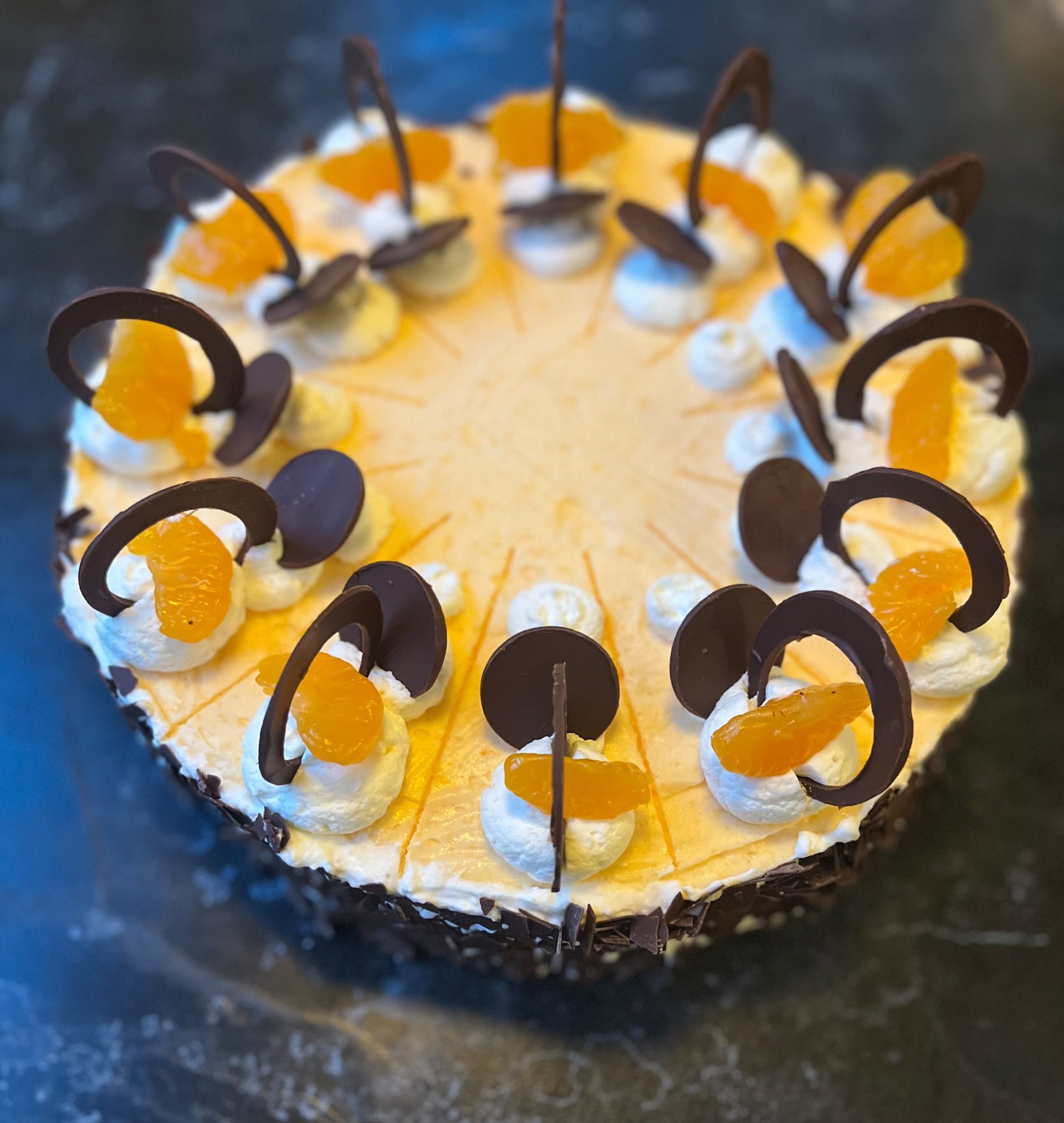 Mandarine - Mohn - Torte - glutenfrei