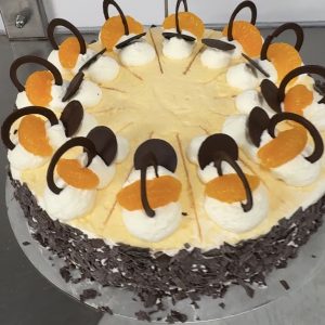 Mandarine - Mohn - Torte - glutenfrei